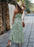 Boho Midi Dress Polka